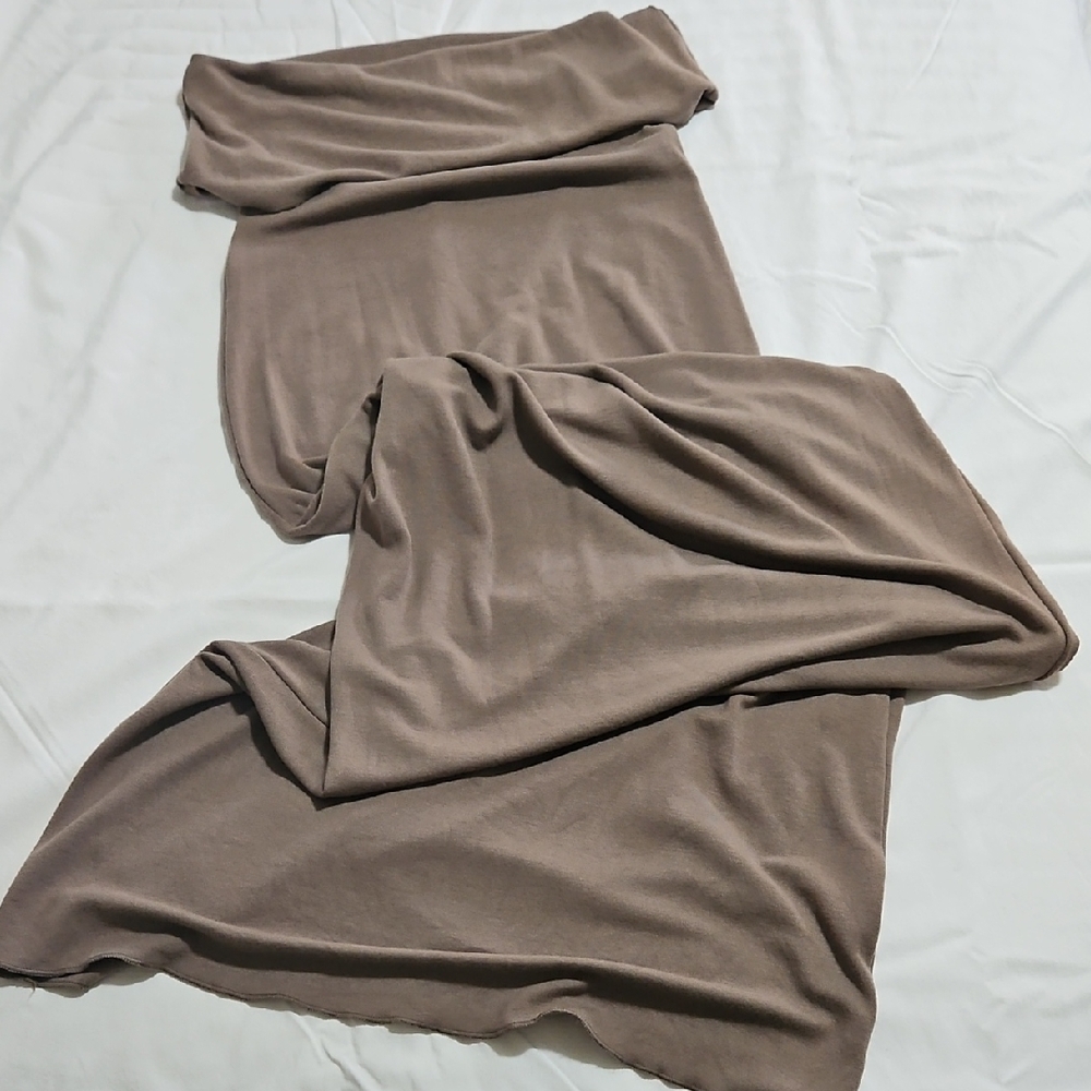 Skims Cloud Foldover Maxi Skirt